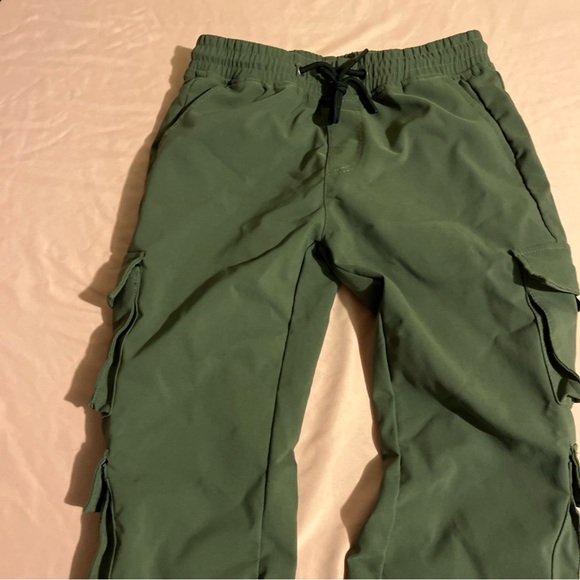 Men's Ring of Fire Green Hilton Bonded Utility Cargo Joggers Size Medium - Picture 3 of 11